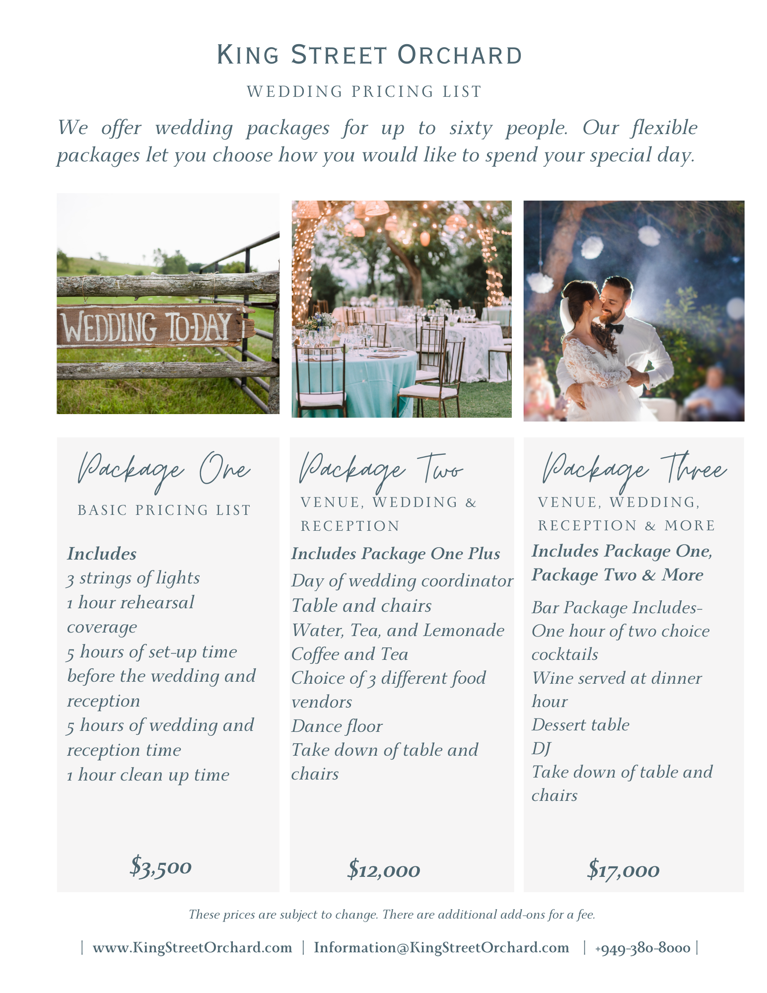 King Street Orchard Redlands Best Wedding Venues King Street Orchard