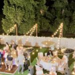 outdoor redlands wedding reception Outdoor wedding reception at affordable, King Street Orchard, Redlands